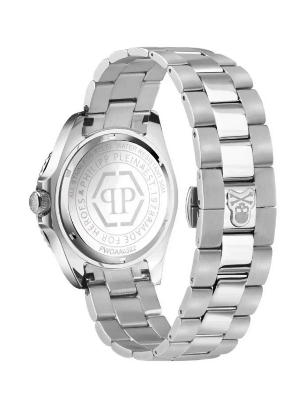 NWT Philipp Plein The Skull Diver Quartz Black Dial Men's Watch